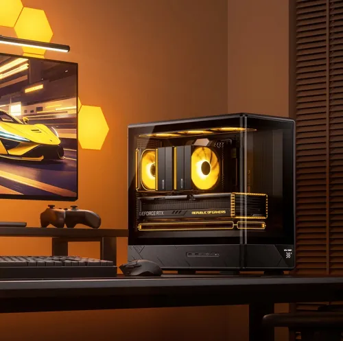 Case PC JONSBO M-ATX D200 Black – GPU 410mm| AIO 240mm| M-ATX
